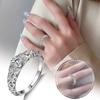Hollow Ring Pattern Ball Hollow Diamond Ring Ladies Girl Ring Gift