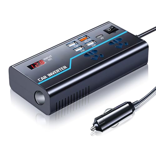 

[Amazon.co.jp exclusive] Inverter ZOUXO 200W cigarette lighter socket outlet car inverter converts DC12V to AC110V 2025 new enhanced version car