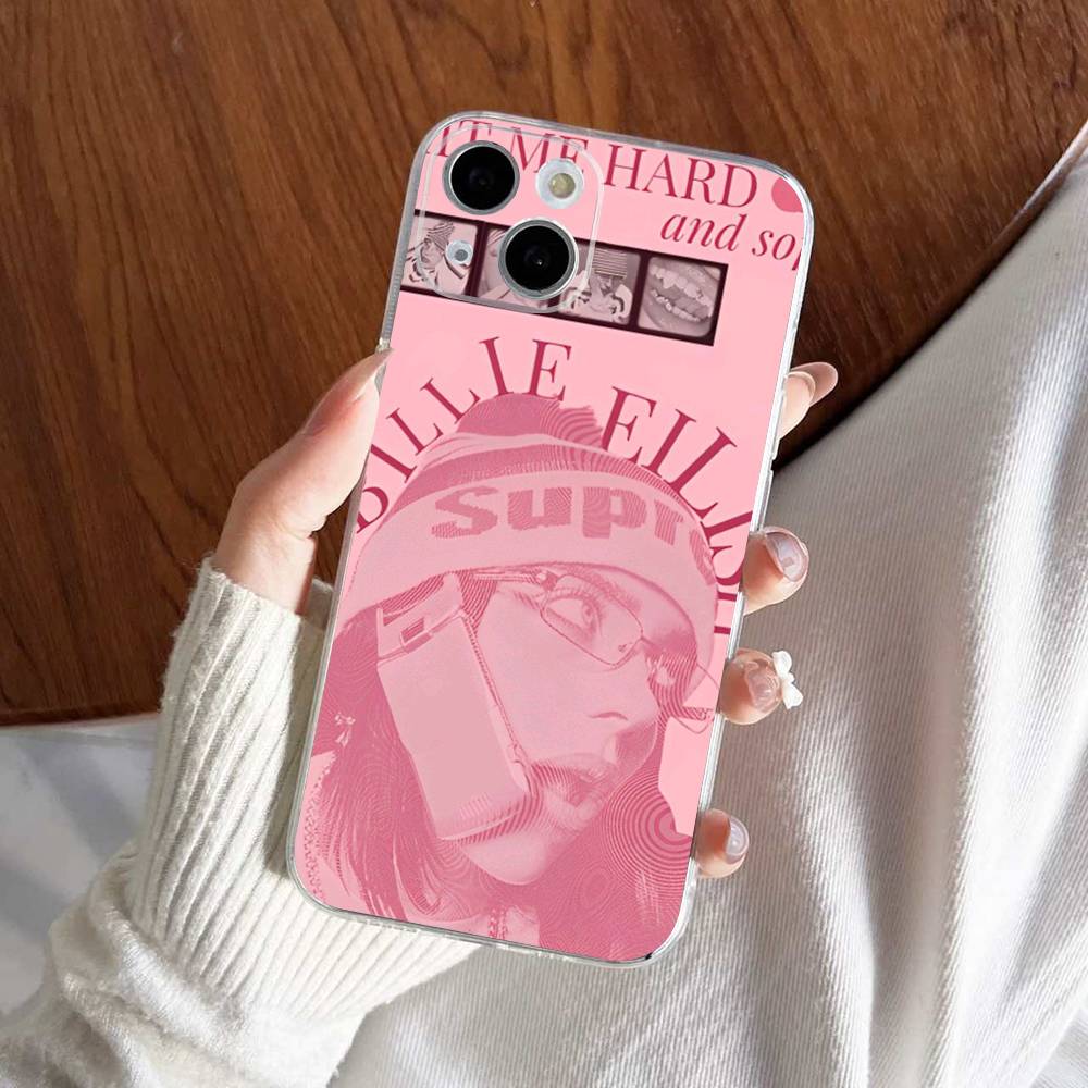 Pop Singer B-Billie For IPhone 11 12 13 14 15 16 17 Pro Max Plus 13 Mini Silicone Soft Transparent Back