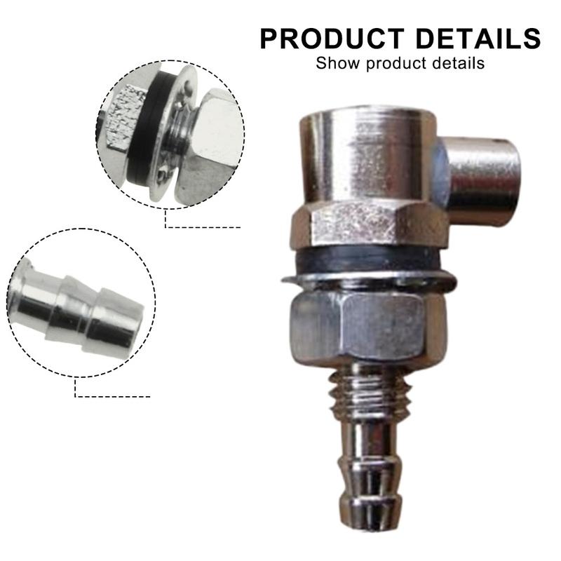 UniversalL Classic Car For Mini Chrome Single Windscreen Washer Jets WSB136 Car Washer Jet With Rubber Gasket