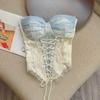 Elegant Socialite Bandeau: Slimming, Flattering Lace-Up Top 2026 Design