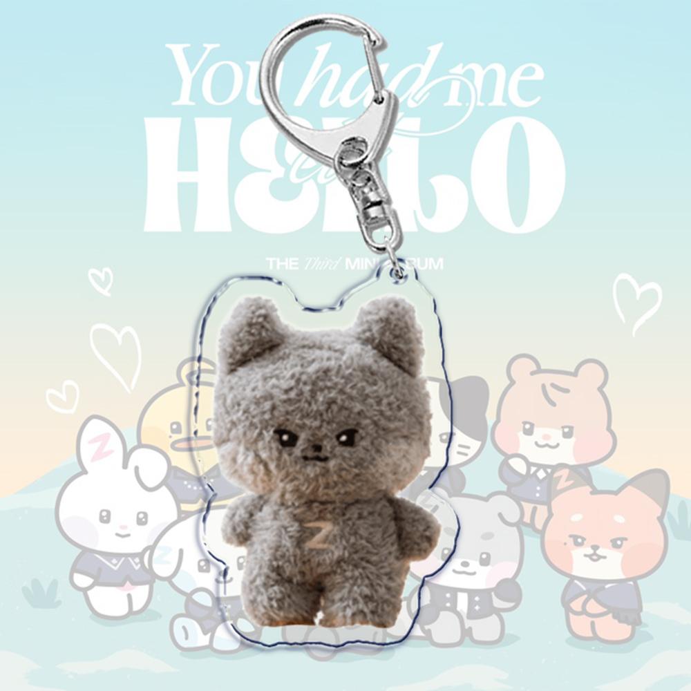 Cute K-pop Keychain for Accessories Bag ZB1 Zerobaseone Pendant Key Chain Ring Boys Planet Jiwoong Keyring Jewelry Fans Gifts