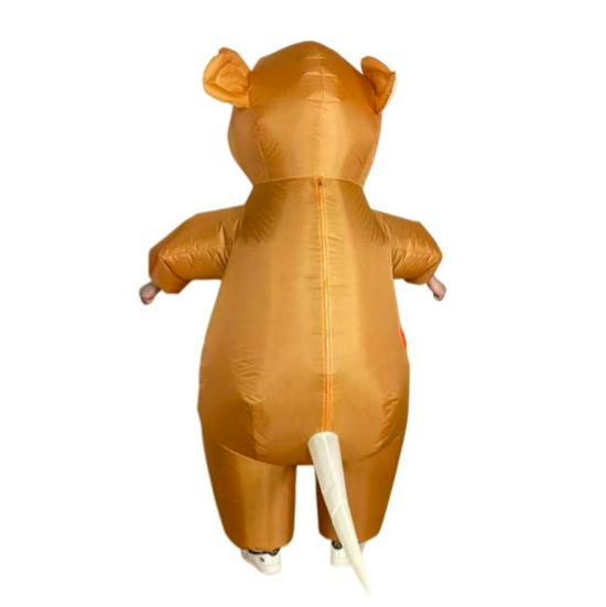 Opblaasbaar Muis Paaskostuum met Geschilderde Eieren Attributen en Zonnebril