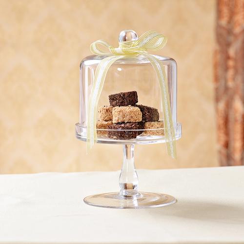 

BRПрозрачная стеклянная подставка для кексов Стеклянная крышка Свадебная подставка для десертов Декоративная тарелка Посуда для выпечки Кухонные аксессуарыEY