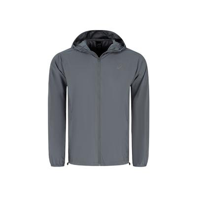 Serie Estilo de Vida Deportivo Chaqueta con Capucha y Cremallera Color Sólido Manga Larga Hombre Chaquetas Gris Oscuro 2011D426-021