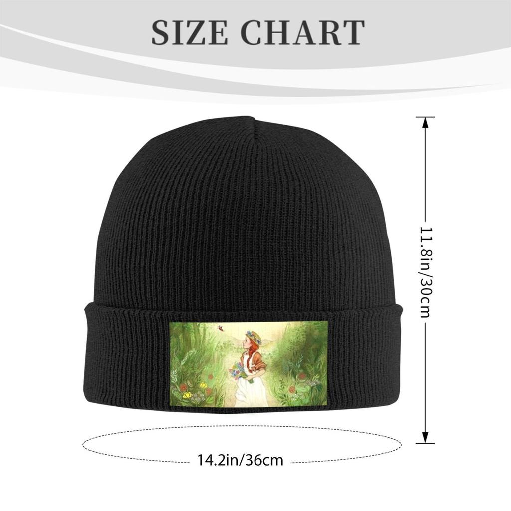 Anne Of Green Gables Warm Knitted Cap Winter Knit Bonnet Hat Skullies Beanies Hip Hop Caps for Unisex