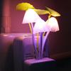 EU/US Plug Sensor LED Beautiful Light Romantic Abajur Infantil Mushroom Night Light Dreambed Illumination for Kids Bedroom