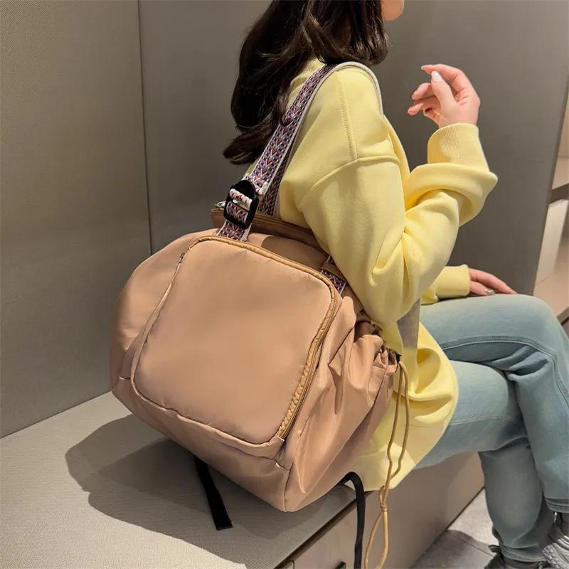 Zaino da Donna, Borsa Culla, Borsa da Viaggio, Borsa Multifunzionale per Mamma, a Tracolla, a Spalla Singola, Borsa per Passeggino, Grande Capacità