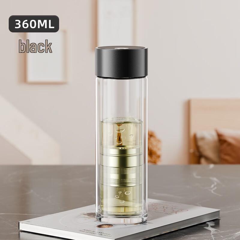 Mingxia Double-Layer Tea Infuser Glass Mug