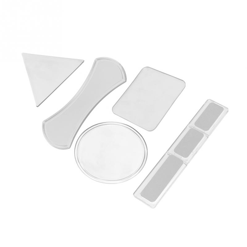 5 pezzi di cuscinetto in gel di fissaggio in gomma universale forte adesivo viscoso per auto supporto per telefono cellulare per auto