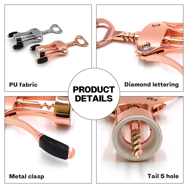 Zinc Alloy Stainless Steel Multi-functional Wine Bottle Opener
