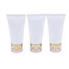 3Pcs 50/100Ml White Empty Cosmetic Squeeze Tubes Travel Dispensing Tubes Refillable Containers For Lotion Cream Facial Cleaner