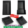 for Tesla Model Y L 2026 Center Console Storage Tray Armrest Box Organizer Box Tesla Model Y Juniper Modification Accessories