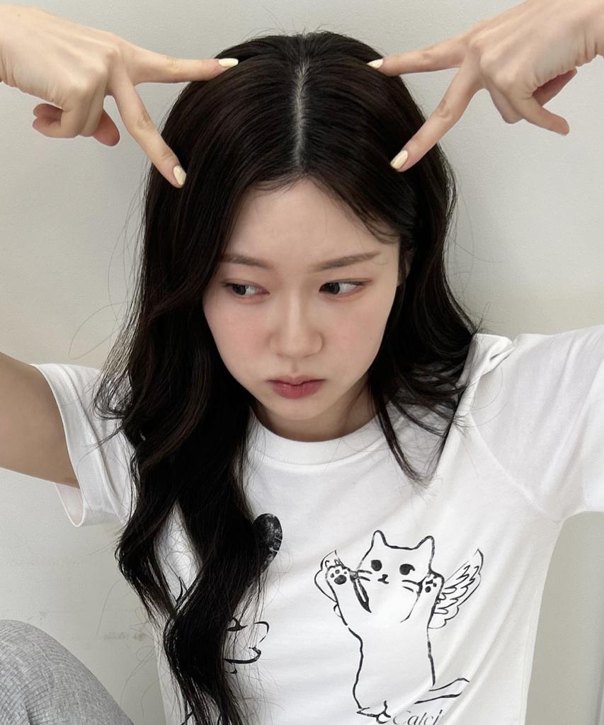 Loginaenloji Love Cat Printed T-Shirt White