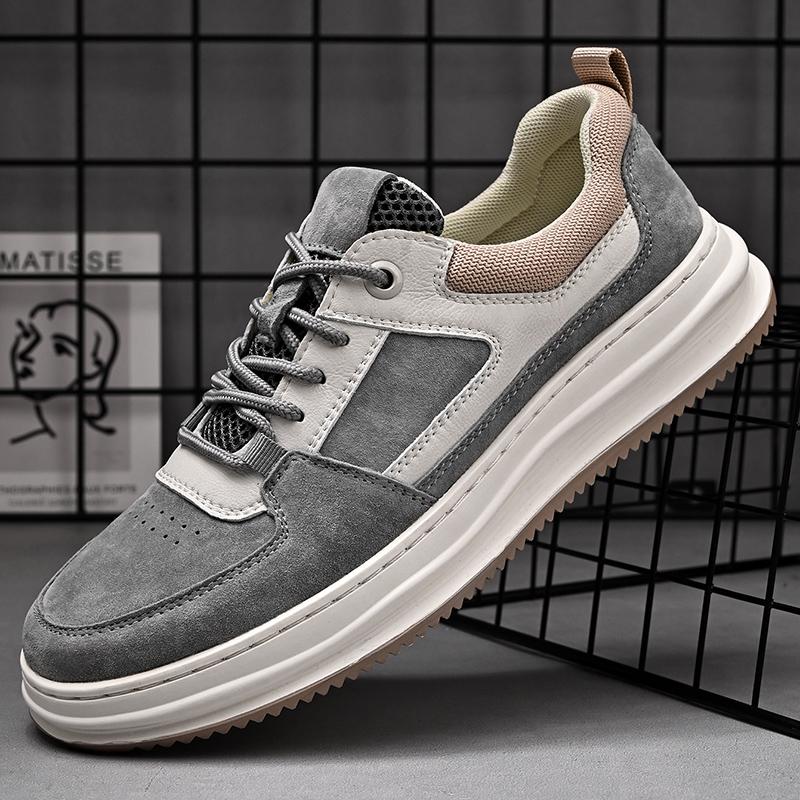 

Fashion New Breathable Men Casual Summer Sneakers 2024 Luxury Brand All-match Men Casual Shoes Leather for Men Stylish Skate Shoes Men 38