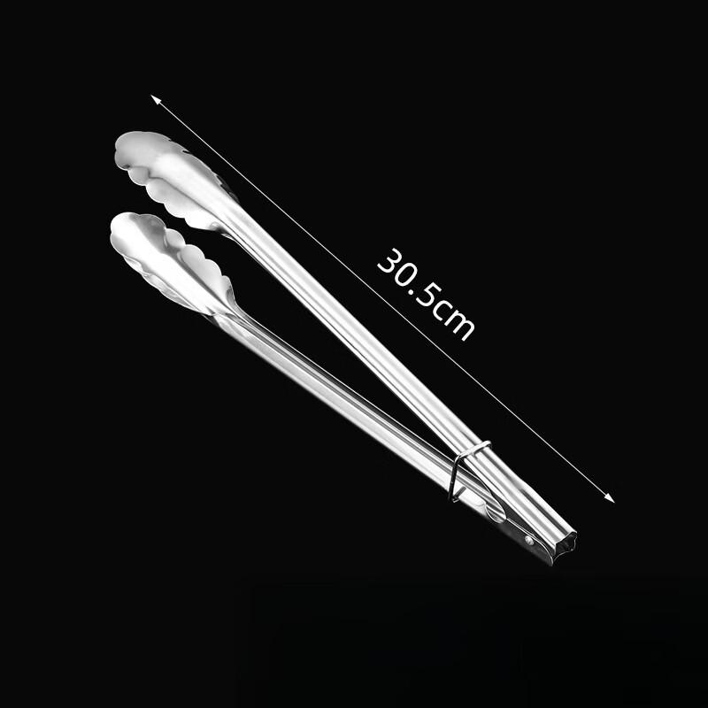 Zhizhou Stainless Steel Anti-Scald Food Tongs Set