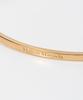 Maison Margiela Bangle SM1UY0064 SV0158 Logo Yellow Gold Plating Burattato Brand 4 Women's Size [Used]