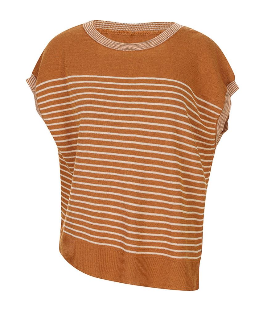 MAREMONTE Striped Sleeveless Knit_M245Mkt30P0