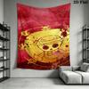 Luffy D Wall Tapestry Aesthetic Wall Hanging Printed Fabric Blanket Decorative Tapestries For Bedroom Living Room Home Decor