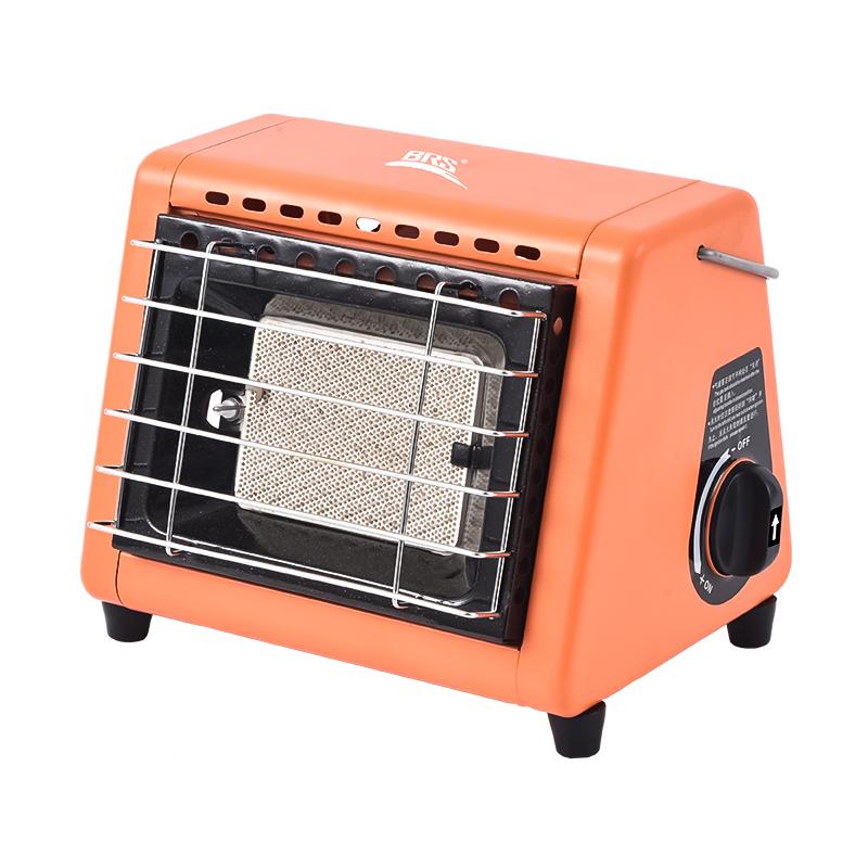 BRS-H23 Portable Tent Heater 1500W Outdoor Space Butane Heater with Control Valve Infrared Ray Patio Heater for Camping Winter