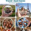 Convex Reflection Handheld Photography Mirror Round Shape Round Convex Mirror  Vlogging Accessory