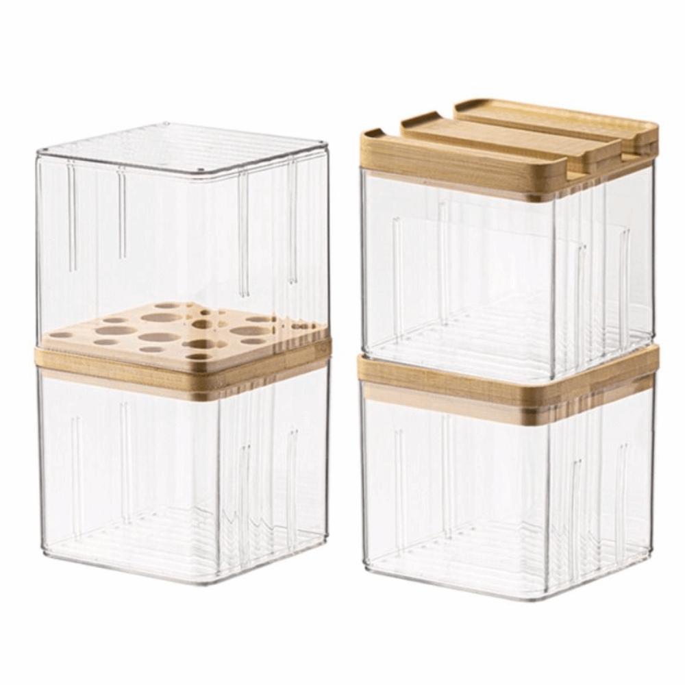 Dust-proof Makeup Brush Holder Large Capacity Lipstick Storage Bucket  Bedroom Decoration