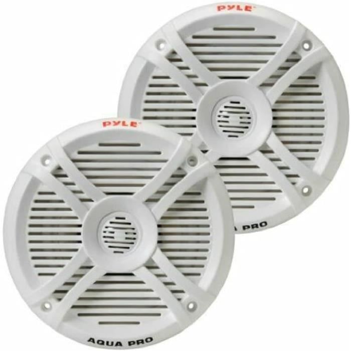 Pyle Haut-Parleurs PLMRX67 Blanc 2 Voies 250 Watts