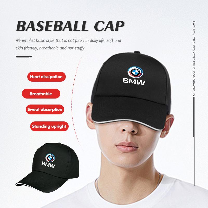 For BMW E81  Car Logo Fashion Summer Style Baseball Cap Visor Sport Hat For BMW G01 G02 F15 F16 G05 G06 G07 F07 G30 G32 F40 F44 F34