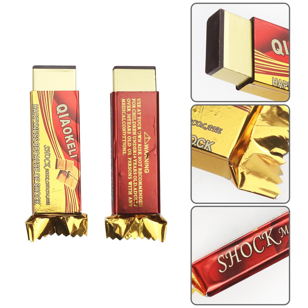 Spoof Toys, Pranks, Chocolate, April Fool'S Day Prank Props, New And Unique Electric Shock Simulation Chocolate, Funny