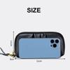 Genuine Leather Women's Wallets Multifunction Phone Storage Bag Pleated Cowhide Card Holder Coins Pocket Purse Women Handbags