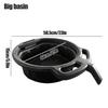 Large Coolant Drain Pans Chemical Resistant Design Plastic Anti Splash Oil Pans Anti Splash Baffles Large Spout for Easy Pouring
