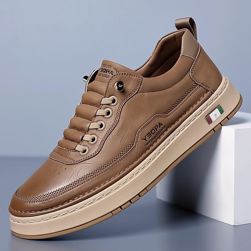 Men's shoes Four Seasons New Extra Large Size Men's Casual Leather Shoes Men's Board Shoes Little White Shoes
