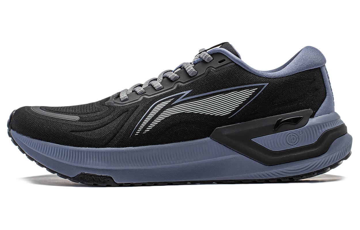 Li Ning YueYing 3.0 Амортизирующие Низкие Спринтерские Беговые Кроссовки Мужские Черные ARHU003-2 41