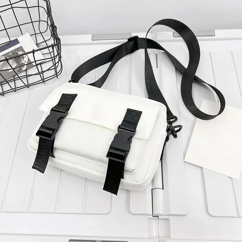 

Solid Color Crossbody Bag Simple Large Capacity Cell Phone Crossbody Bag