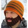 Anvelo Handmade Wool Knit Beard Mask Hat