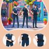 3 Pieces 1/24 Scale Police Figures Diorama Accessories Layout Miniature Scene Models for Birthday
