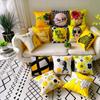Nordic Yellow Small Fresh Bay Window Pillowcase Fashionable and Versatile Home Living Room Bedroom Sofa Backrest
