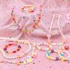 Weaving Charms Beads Children's Toy Crafts Making Loose Spacer Beads Bracelet DIY Handmade Beaded