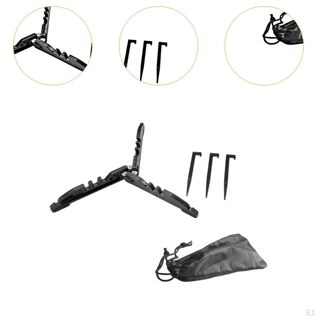 Folding Gas Tank Bracket Fuel Can Stabilizer Non Slip Portable Easy Setup Universal Tripod Canister