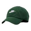 Nike Logo Design Cotton Twill Baseball Cap Unisex Caps Green FB5368-323