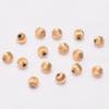 100pcs Non-Fading 24K Vacuum Gold Beads, Pumpkin Beads, Loose Beads, Diy Handmade Bracelets, Accessories, Accessories Beads.
