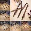 Elastic Strap Y-Type Suspenders 4 Clips Stripe Suspenders Fashion Metal Clip Suspenders  Gift Idea