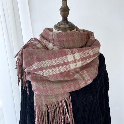 Kockás női téli sál, új, sokoldalú, retró temperamentumos sál, kasmír utánzat, meleg diáksál, kettős felhasználású