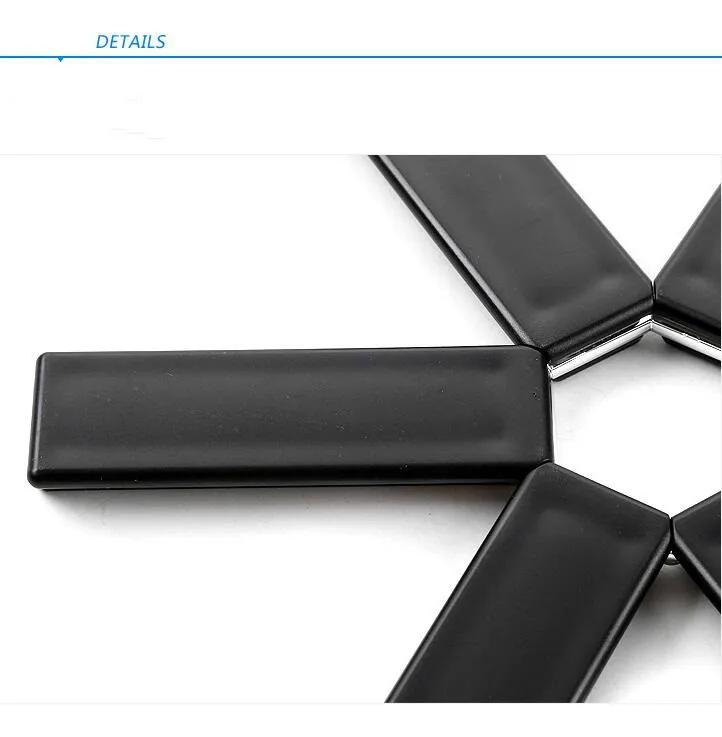 Creative Folding Pot Mat Plastic Heat Resistant Placemat Anti-scald Non-slip Placemat