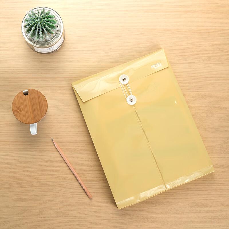 Deli 5910 A4 PP Waterproof File Bag A4, 12 pcs/pack