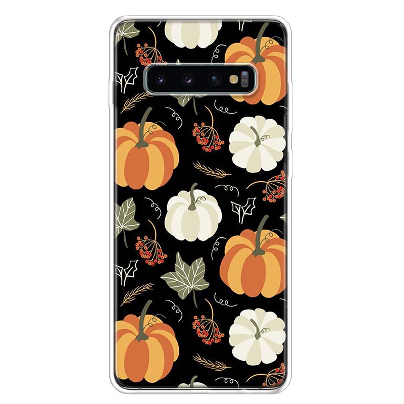 Pumpkin Happy Fall Autumn Cover Phone Case For Samsung Galaxy A51 A71 A50 A70 A40 A30 A20E A10 A41 A31 A21S A11 A01 A6 A8 + A7 A