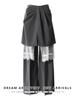 European & American Style 3-in-1 Detachable Lace-Trim Striped Pants - Autumn Collection