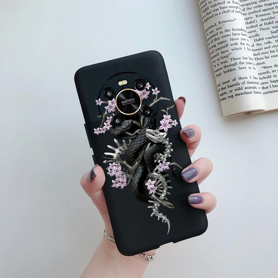 For Huawei Honor X9 2022 Case Cover on Honor X9 4G Phone Bumper Protector TPU Shell For Fundas Honor X9 X 9 HonorX9 Cover Flower