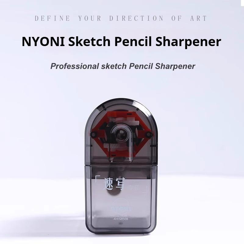 

Manual Pencil Sharpener Adjustable Long Pencil Nibs Sharpens Hand-cranked Mechanical Tool for Graphite Colored Pencils Sketching