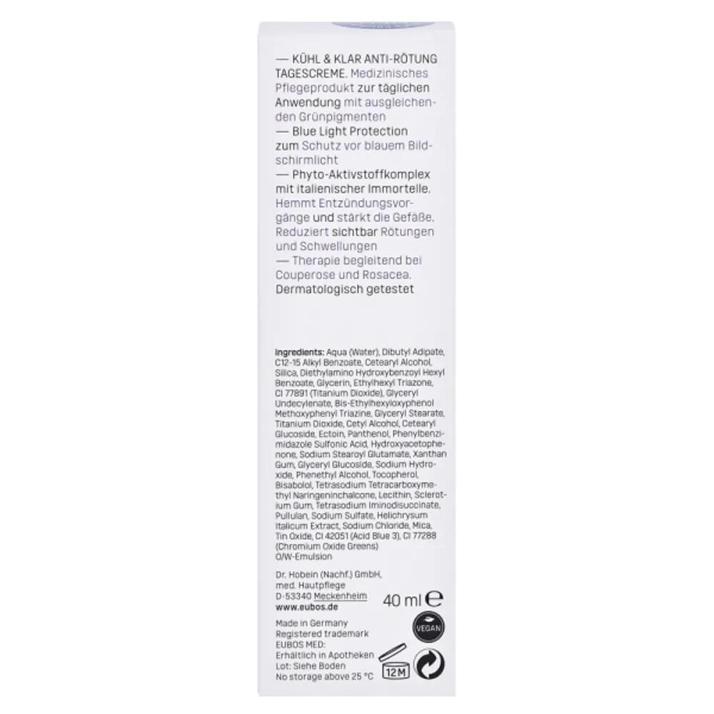Eubos Cool & Clear Anti-Redness Day Cream SPF20 40ml